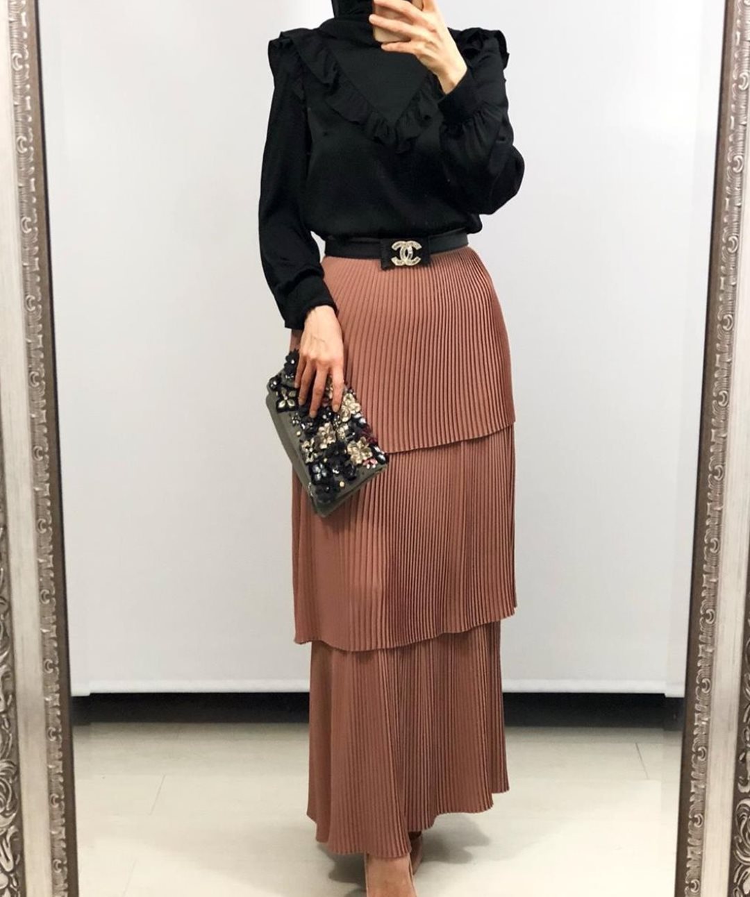 Kaftan Abaya Turkey Muslim Skirt Women Caftan Marocain Islamic Skirts Jilbab Femme Musulman Clothing