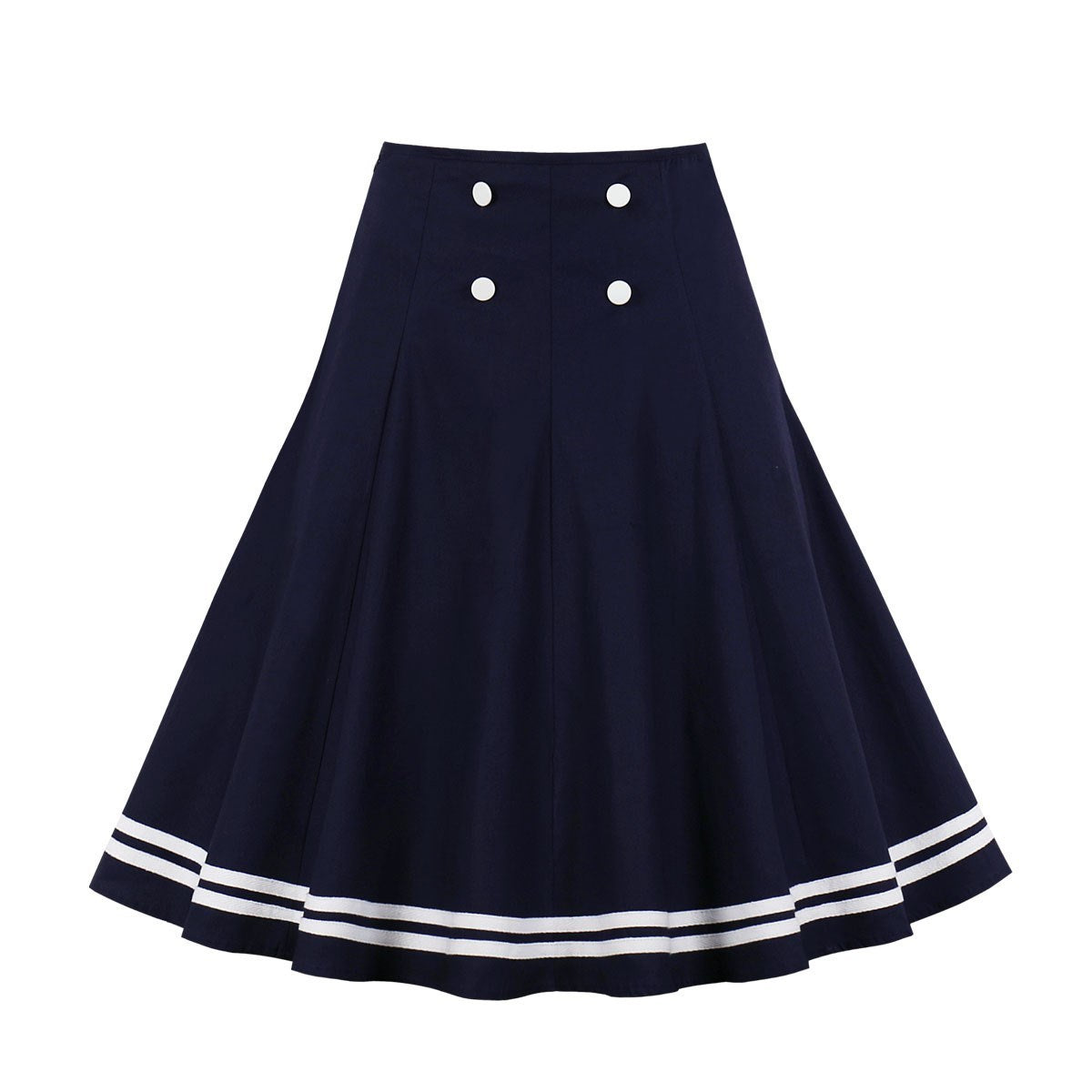 High-waisted a-line skirts