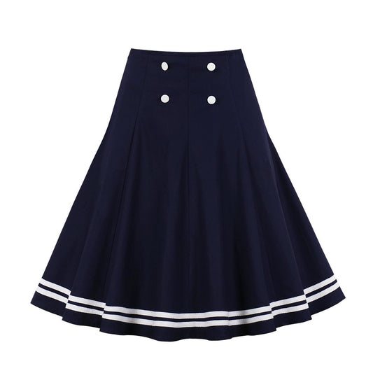 High-waisted a-line skirts
